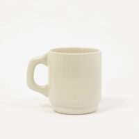 Classic Stackable Mug in Beige - Customisable with Your Logo