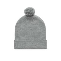 AS Colour Pom Pom Beanie in Grey Marle, customise yours today!