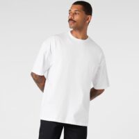 AS Colour Block Oversized Tee Model Loose View