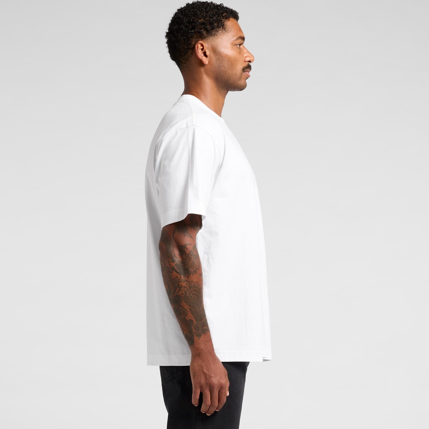 AS Colour Box Tee Side Model View