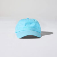 Buckle Dad Cap in Colour Baby Blue