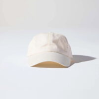 Buckle Dad Cap in Colour Cream