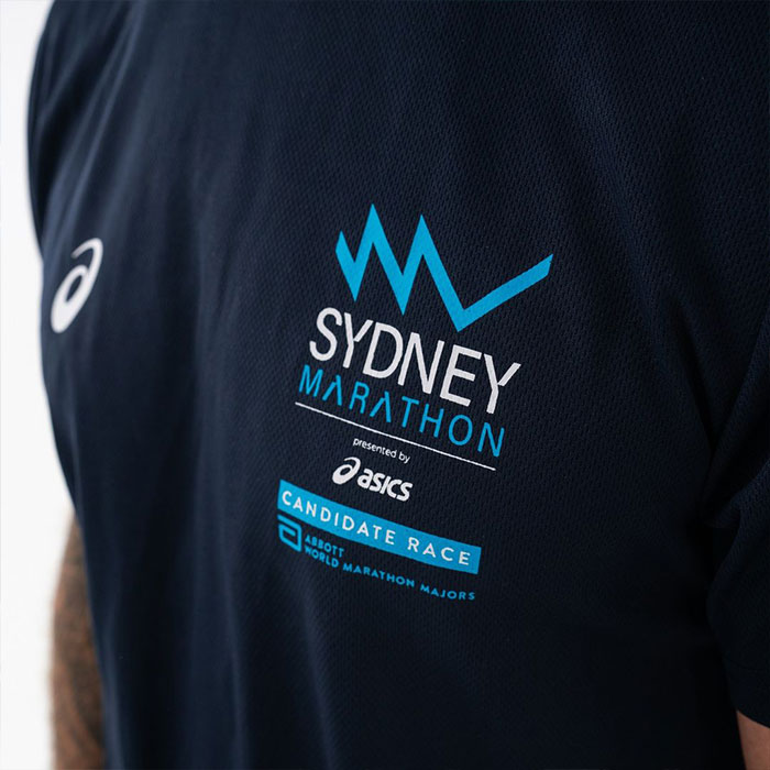 DTF Printing with Sydney Marathon logo printed in Melbourne, delivered Australia wide