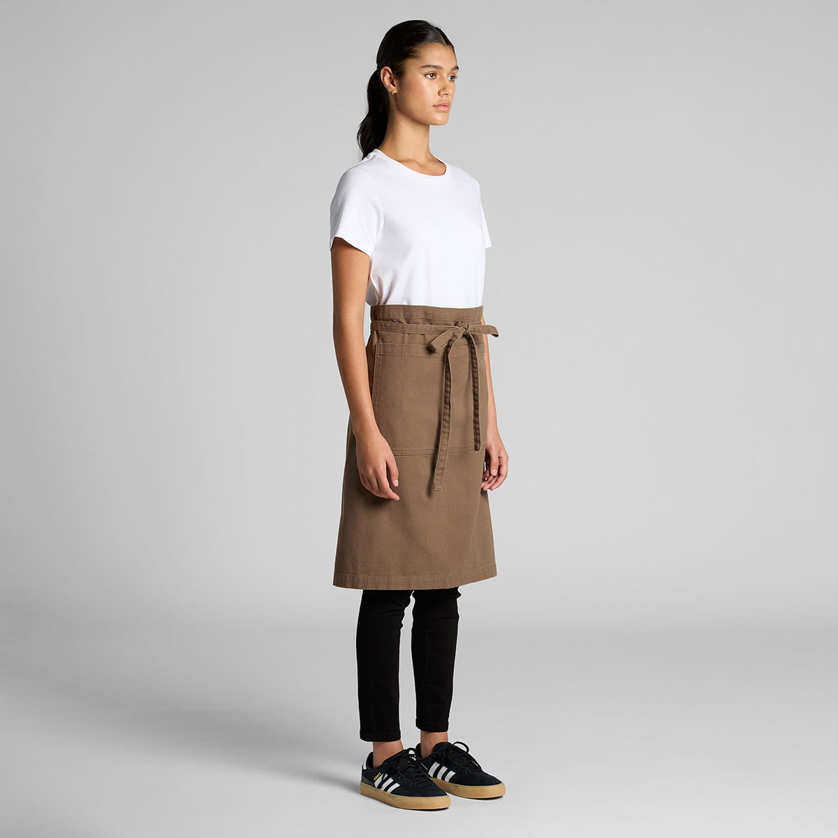 AS Colour Canvas Half Apron Turn View