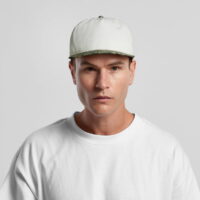 AS Colour Class Two-Tone Camo Cap in Natural/Tree Camo Model Turn View