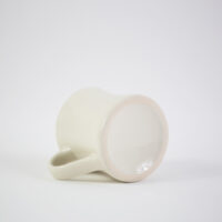 Customisable retro diner mug bottom profile view