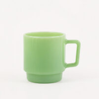 Milk Glass Mug in Jade, customise yours today!