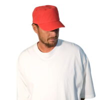 Vintage Surf Cap in Vintage Red worn by Male Model