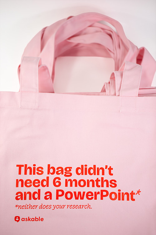 screen-printing-custom-totes Screen Printed 1 colour design on the Pink AS Colour Carrie Totes